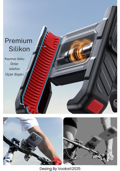 Titreşim Önleyici 360° Motosiklet Telefon Tutucu – Gidon & Ayna Uyumlu Scooter Bisiklet Aparatı fırsatları