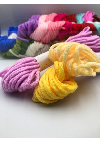 24 Adet - El Örgü Iplik Seti, Başlangıç Kiti, indirimleri