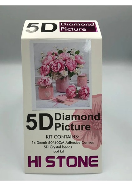 50X40 Boncuklu Taş Mozaik Elmas Goblen Pano Tablo Resim Boncuk Puzzle Dıamond Paıntıng Hı Stone