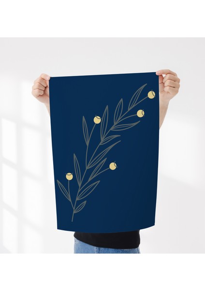 Çerçevesiz Poster Sarı Tohumlu Bitki Temalı Dijital Baskı Poster, Ev,ofis, Salon Dekorasyon