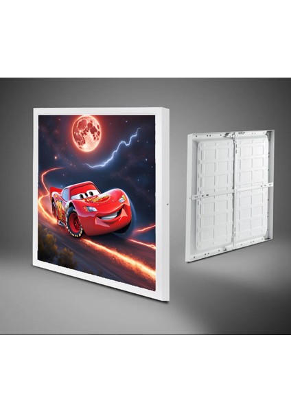 Şimşek Mcqueen Avize, 60X60 Çocuk Odası Avize, 60WATT, Estetik Kare, Yapay Zeka Tasarım Avize, Uzay fiyatları