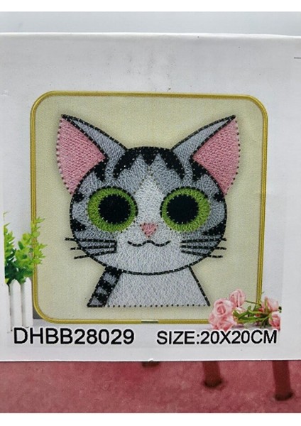 20X20 cm Filografi Başlangıç Seti, Çivi Çakma ve Renkli Filografi Seti, Çocuklar Için, Unisex fiyatları