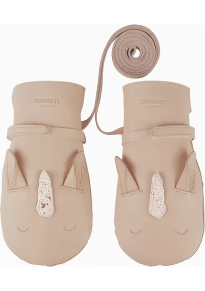 Kapi Unicorn Deri Çocuk Eldiveni, Suni Kürk Astarlı