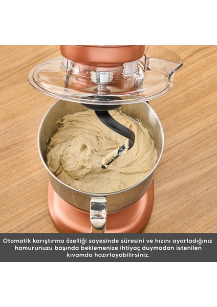 Pro Artisan Zaman Ayarlı Tartılı Mutfak Şefi Copper Glow 1600W 5 Litre indirimleri