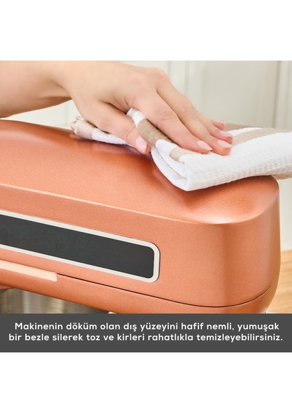 Pro Artisan Zaman Ayarlı Tartılı Mutfak Şefi Copper Glow 1600W 5 Litre