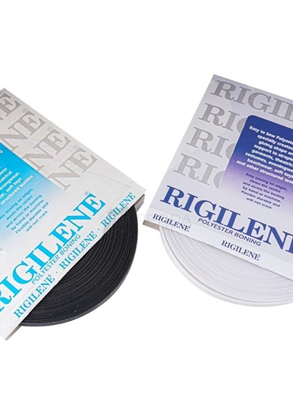 6 mm Siyah Rigilen Riglen Gelinlik Baleni Siyah fiyatları