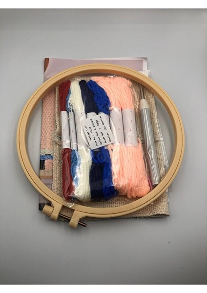 Kolay Başlangıç Seviye Yün Punch Kiti, Punch Nakış Seti, Çocuklar Için Kit, Yün Kiti 95099C fiyatları