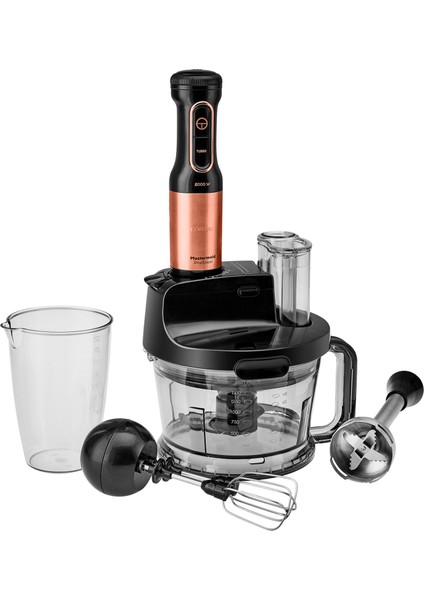 Mastermaid Prosteel 2000W Mutfak Robotu Black Copper fiyatları