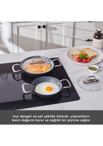 Biogranit Monet 4 Parça Sahan Set Siyah modelleri