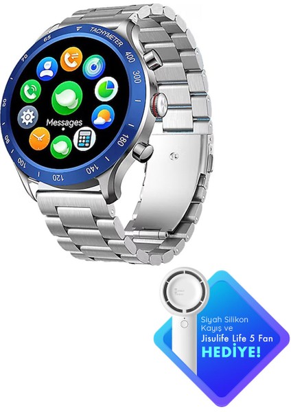 Smart Motive 9 Max Amoled Ekran Akıllı Saat