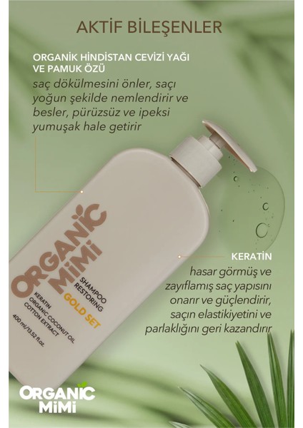 Saç Bakım Seti: Kuru ve Yıpranmış Saçlar Için Onarıcı Şampuan ve Saç Kremi, Vegan Şampuan Seti modelleri