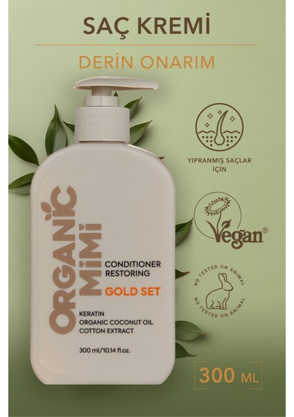 Saç Bakım Seti: Kuru ve Yıpranmış Saçlar Için Onarıcı Şampuan ve Saç Kremi, Vegan Şampuan Seti fırsatları