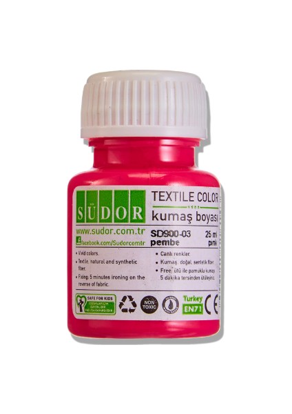 SD900-03 Kumaş Boyası 25ML Pembe