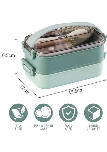 Içi Çelik 2 Katlı Saklama Kabı 1500 ml XC-465 fiyatları