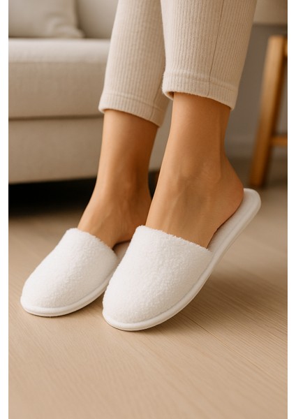2 Adet Yumuşak Yün Ev Misafir Günlük Kaymaz Terlik Günlük Ev Terliği Çeyiz Bohça Gelin Terlik indirimleri