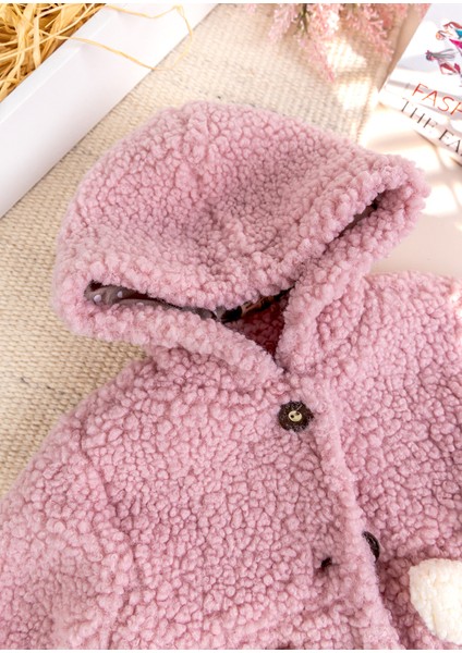 Tavşan Fiğürlü Welsoft Kışlık Kız Bebek/çocuk Mont indirimleri