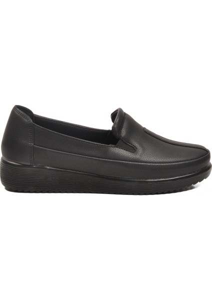 Siyah Cilt Hafif Esnek Anatomik Kadın Casual Ayakkabı 293117 Z fiyatları