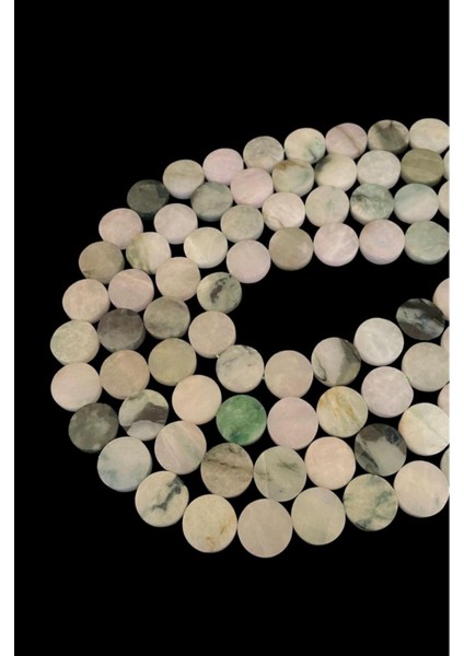 15X15 mm Myanmar Yeşim Taşı Dizi