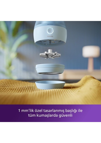 Philips 1000 Serisi Tüy Temizleme Makinesi, 90 Dakikaya Kadar Çalışma Süresi, Zahmetsiz Boşaltma, Gc modelleri