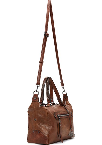 Kadın Camel Uzun Askılı Casual Kol Çantası 25WBD247218