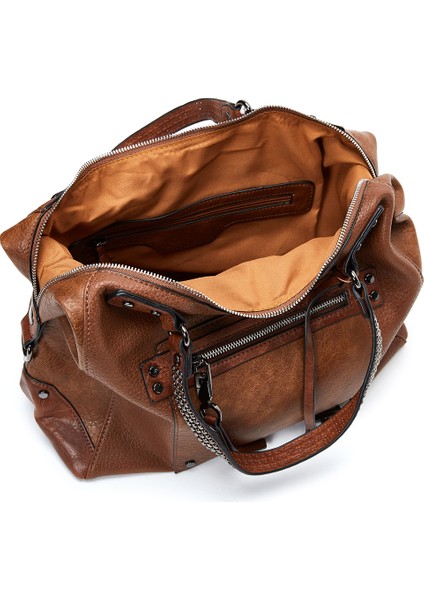 Kadın Camel Uzun Askılı Casual Kol Çantası 25WBD247218