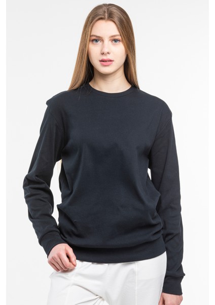 Süperlife Kadın Bisiklet Yaka Regular Fit Sweatshirt SPR21K17 modelleri
