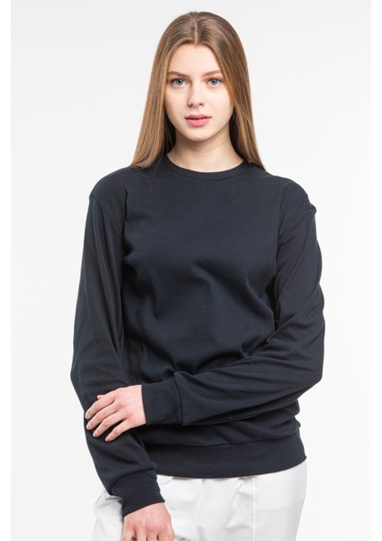 Süperlife Kadın Bisiklet Yaka Regular Fit Sweatshirt SPR21K17 fırsatları