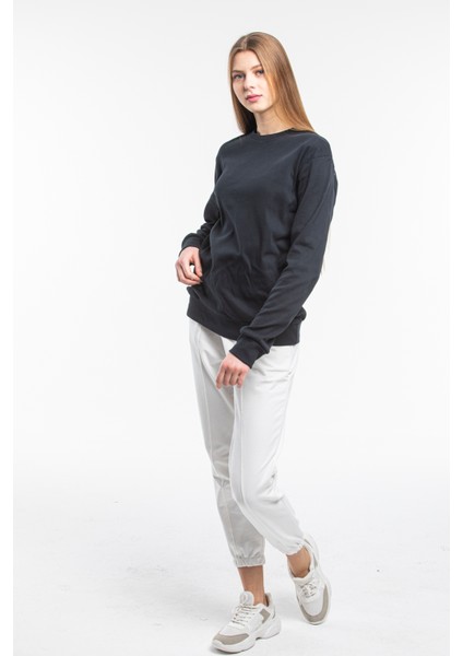 Süperlife Kadın Bisiklet Yaka Regular Fit Sweatshirt SPR21K17 indirimleri