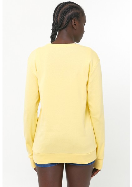 Süperlife Kadın Bisiklet Yaka Regular Fit Sweatshirt SPR21K17 indirimleri