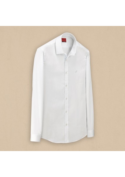 Sosa Beyaz Uzun Kol Soho Gömlek