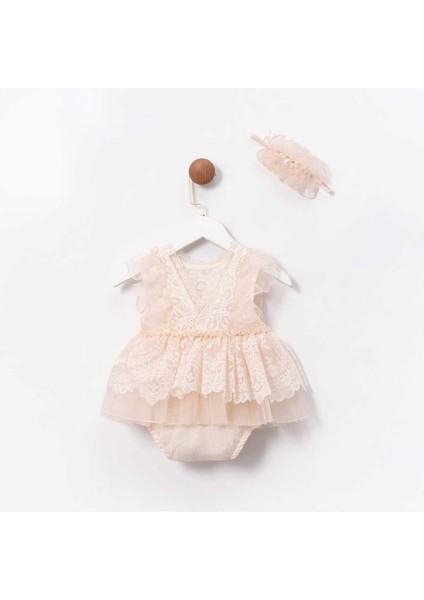 Inci Detaylı Dantel Abiye Kız Bebek Özel Gün Doğum Günü Elbisesi fırsatları