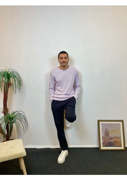 Süperlife Erkek Bisiklet Yaka Slim Fit Ince Sweatshirt Spr 20K17 fiyatları