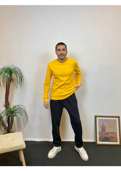 Süperlife Erkek Bisiklet Yaka Slim Fit Ince Sweatshirt Spr 20K17 modelleri