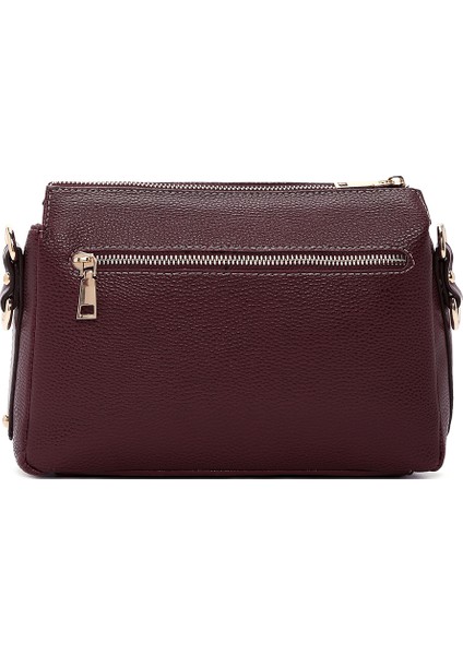 Kadın Bordo Uzun Askılı Kroko Çapraz Çanta 25WBD2111E3 indirimleri