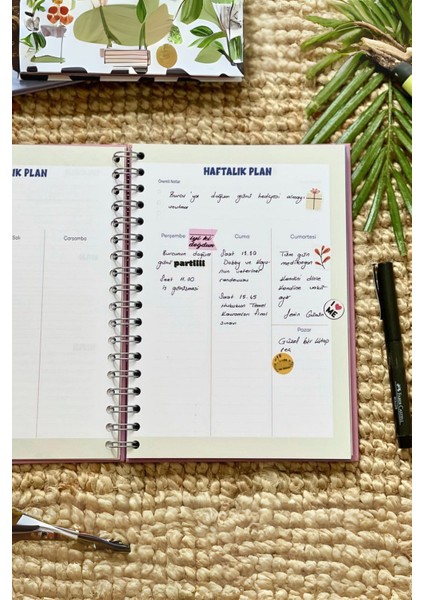 Kedi Noodle Tasarımlı Konuşan Ajanda fırsatları