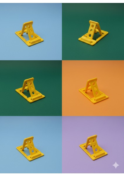 Katlanabilir Kredi Kartı Boyutunda Taşınabilir Telefon Tutucu Stand modelleri