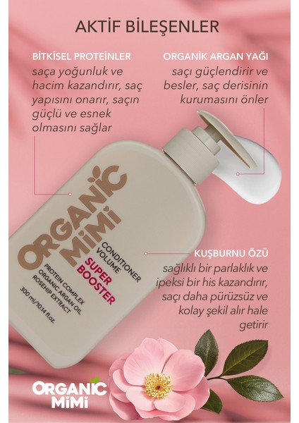 Saç Bakım Seti: Ince Telli Saçlar Için Hacim Verici Şampuan ve Nemlendirici Saç Kremi Argan Yağlı