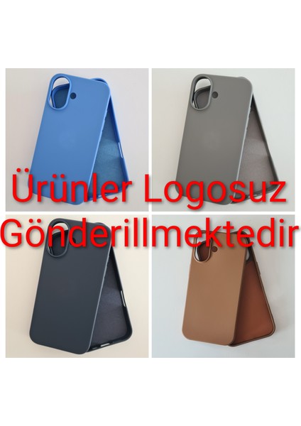 İphone 16 Apple İle Uyumlu LOGOSUZ İçi Kadife Esnek Silikon Lansman Kılıf modelleri