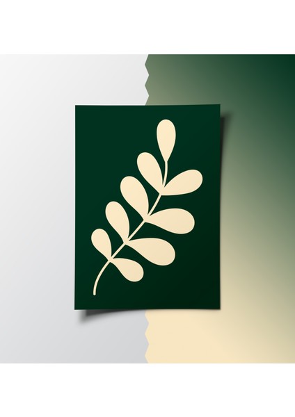 Çerçevesiz Poster Krem Rengi Bitki Temalı Dijital Baskı Poster,minimalist Soyut Çiçek Poster fiyatları