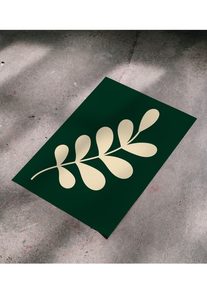 Çerçevesiz Poster Krem Rengi Bitki Temalı Dijital Baskı Poster,minimalist Soyut Çiçek Poster indirimleri