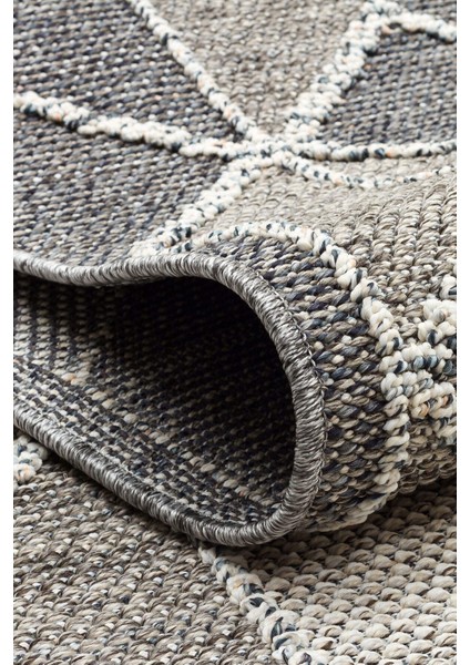 Soho Sh 03 Gri - Bukle Iskandinav Halı | Toz Tutmaz Hasır Dokuma Modern Halı