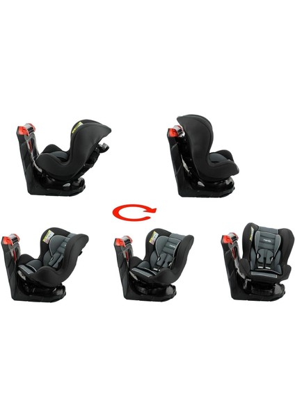 Comfymax Platinium 0-25 kg 360 Derece Dönebilen Oto Koltuğu - Grey modelleri