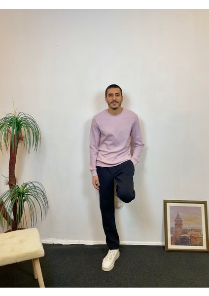 Süperlife Erkek Bisiklet Yaka Slim Fit Ince Sweatshirt Spr 20K17 modelleri