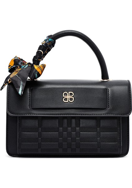 Kadın Siyah Uzun Askılı Baskılı Çapraz Çanta 25WBD282126 modelleri