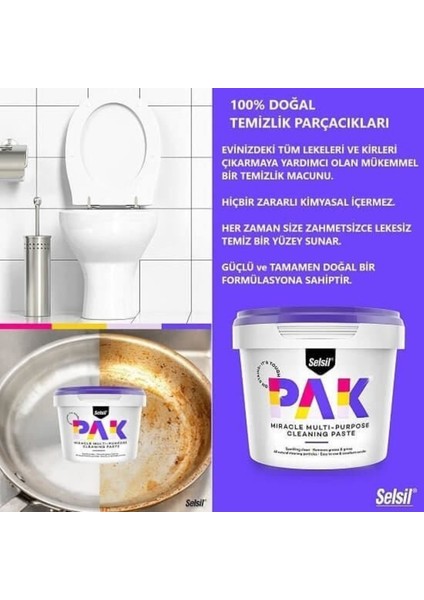 Pak Genel Amaçlı Mucize Temizleyici 500GR fiyatları