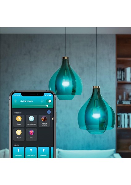 wca 9-75W Renkli Akıllı Başlangıç Seti 2'li Kumandalı E27 Bluetooth Özellikli fiyatları