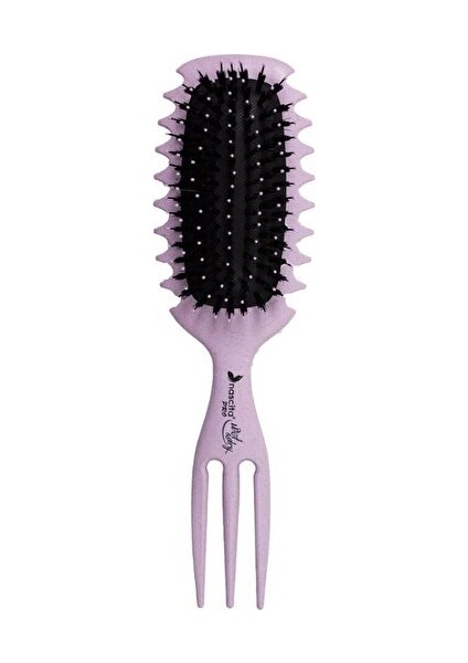 Magical Curl Saç Fırçası Yenilikçi Tasarımıyla Doğal ve Belirgin Bukleler İçin 53 mm'lik Plastik Fırça
