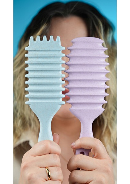Magical Curl Saç Fırçası Yenilikçi Tasarımıyla Doğal ve Belirgin Bukleler İçin 53 mm'lik Plastik Fırça fırsatları
