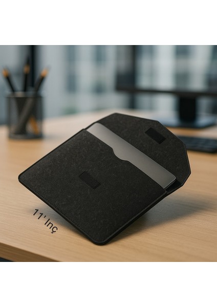 Doly Case 11 Inç Tablet / Laptop Kılıf Çantası - Siyah