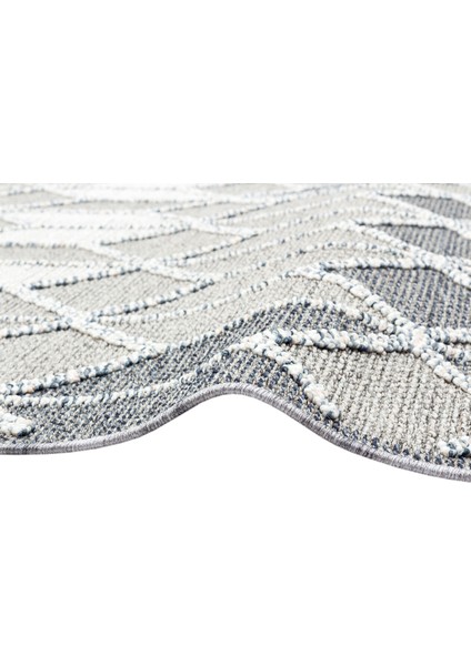 Soho Sh 03 Gri - Bukle Iskandinav Halı | Toz Tutmaz Hasır Dokuma Modern Halı